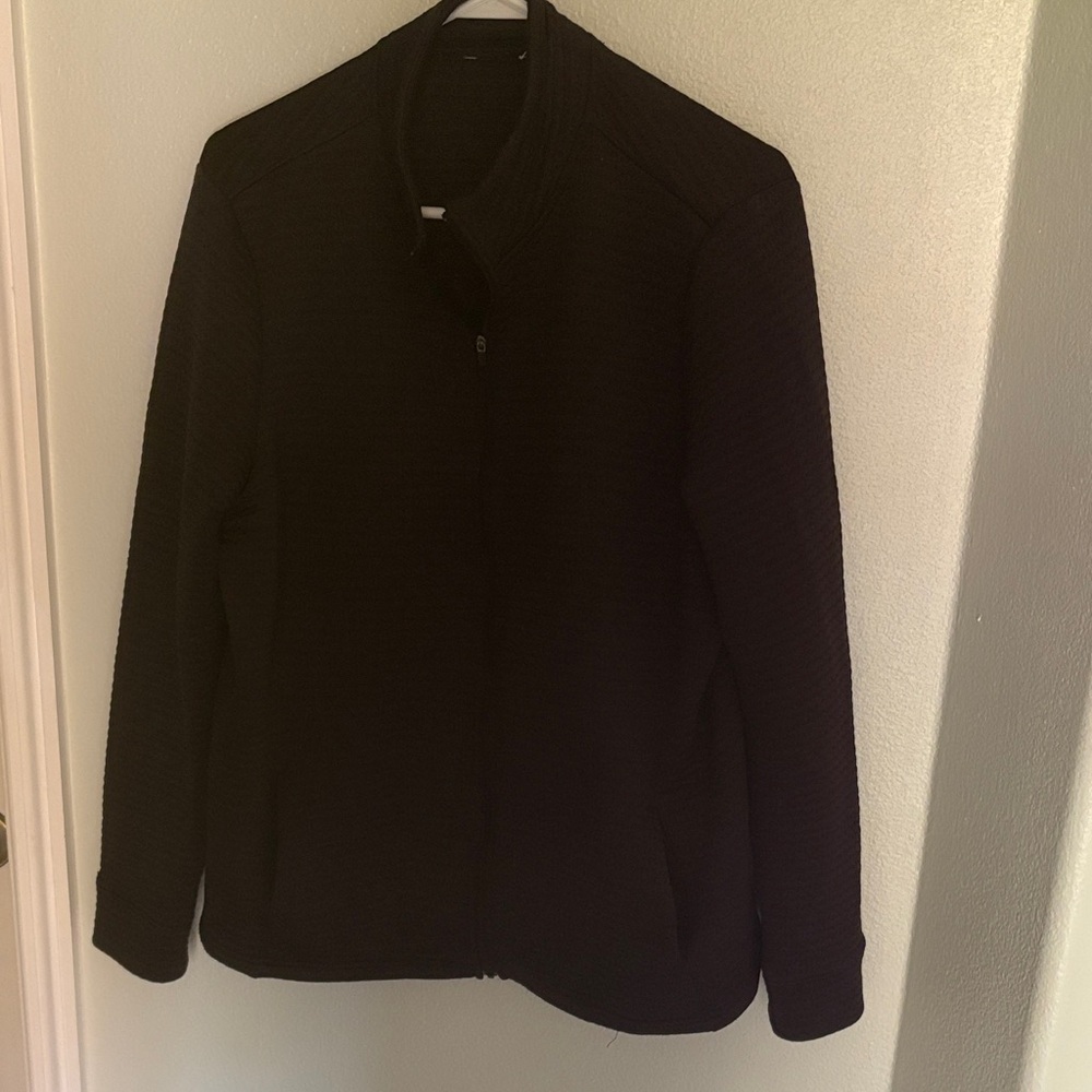Women’s Classic Black Zip-Up Jacket